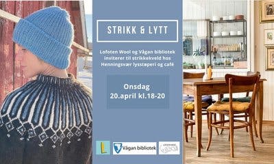 Strikk&Lytt i Henningsvær